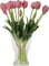 20pcs Artificial Tulip Flowers,16 Inch Real Touch Tulip Stems with Faux Leaves, Faux Tulips and Buds for Home Décor Centerpiece Ornament Wedding Bouquet,Purple